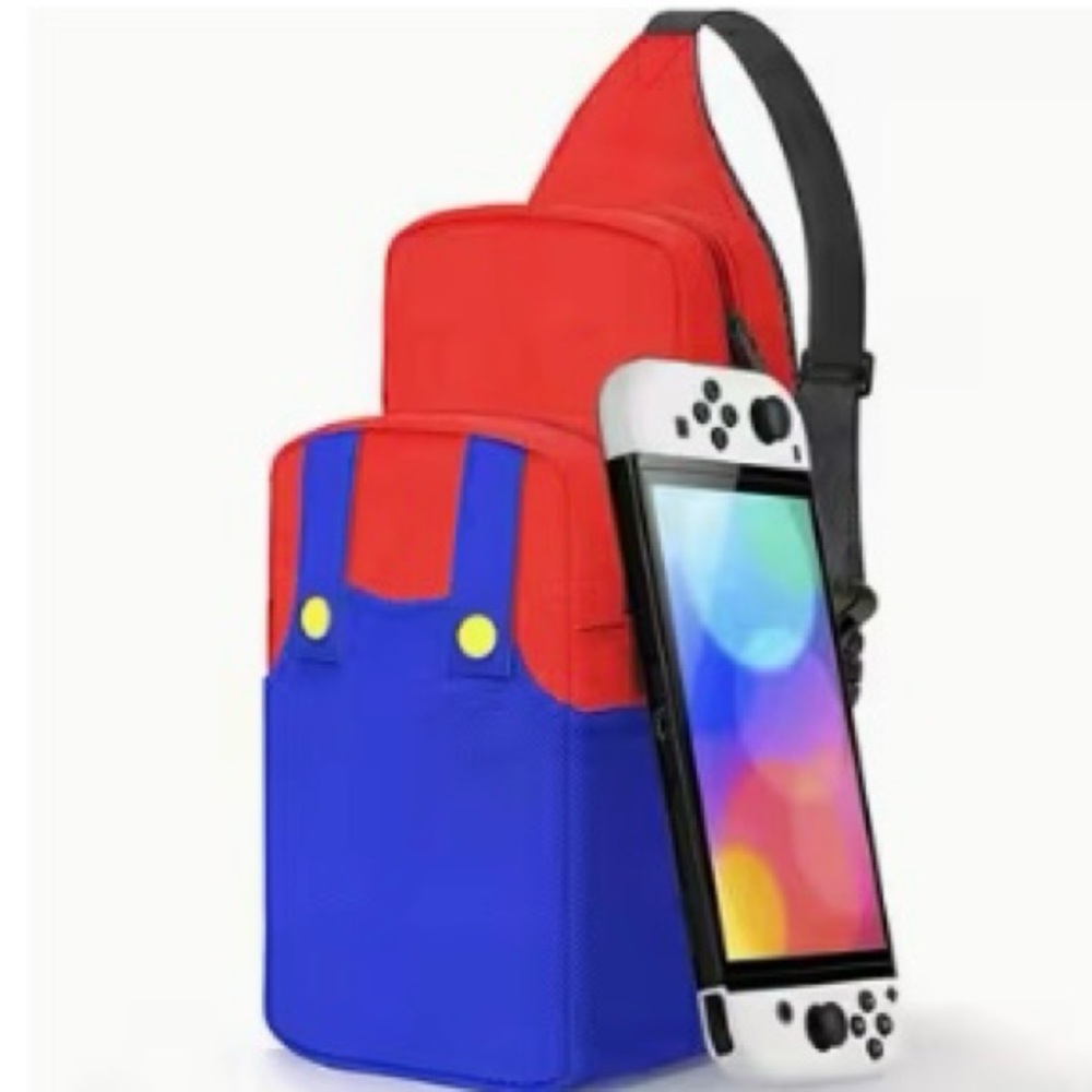 * New Nintendo switch portable small sling carry bag backpack